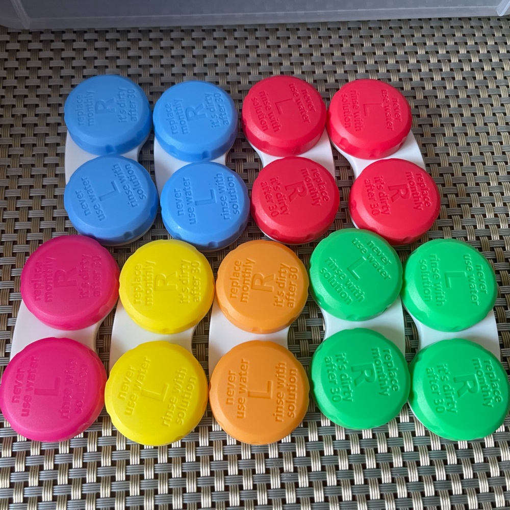 Set of 9 Brand New Lens Cases